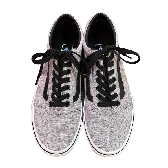 VANS WARD NWOT TEXTILE LOW TOP LACE UP FASHION SHOE GREY MEN SIZE 8/ WOMENS 9.5 - Picture 2 of 11